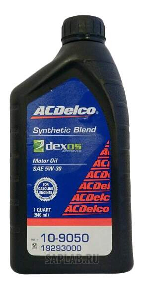 Купить ACDELCO 88865905 Моторное масло AC Delco Dexos 1 Synthetic Blend SAE 5W-30 0,946л