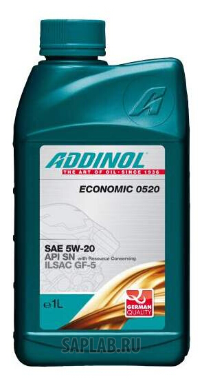 Купить ADDINOL 4014766073761 Моторное масло Addinol Economic 0520 5W-20 1л