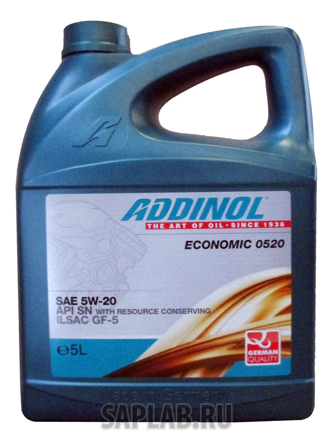 Купить ADDINOL 4014766241399 Моторное масло Addinol Economic 0520 5W-20 5л