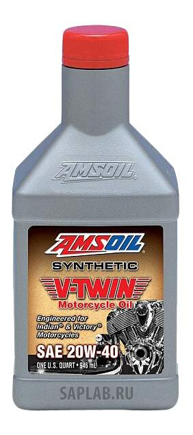 Купить AMSOIL MVIQT Моторное масло Amsoil V-Twin 20W-40 0,946л