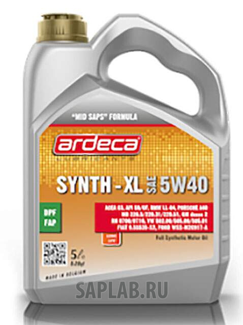 Купить ARDECA ARD010002005 Моторное масло Ardeca Synth-XL 5W-40 5л