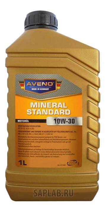 Купить AVENO 3011005001 Моторное масло Aveno Mineral Standard 10W-30 1л