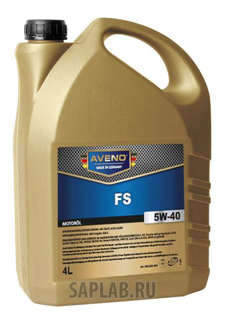 Купить AVENO 3011501004 Моторное масло Aveno FS 5W-40 4л