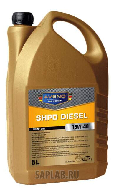 Купить AVENO 3012012005 Моторное масло Aveno SHPD Diesel 15W-40 5л