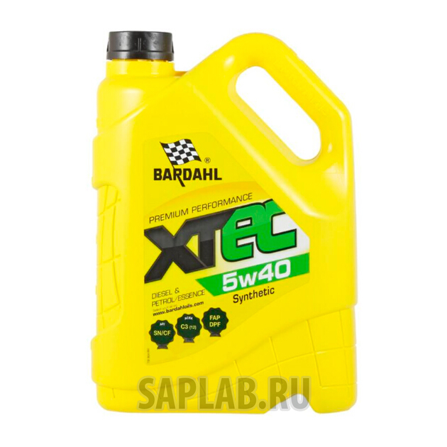 Купить BARDAHL 175069 Моторное масло Bardahl XTEC 5W-40 4л