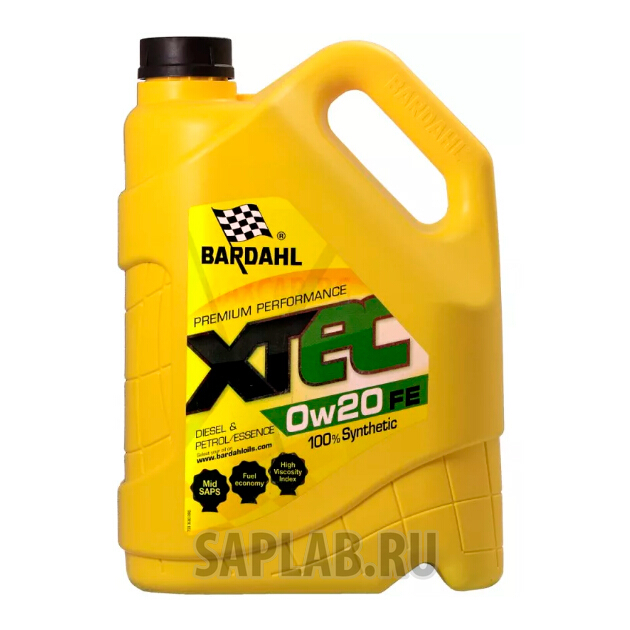 Купить BARDAHL 175111 Моторное масло Bardahl XTEC 0W-20 5л