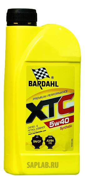Купить BARDAHL 36161 Моторное масло Bardahl XTC 5W-40 1л