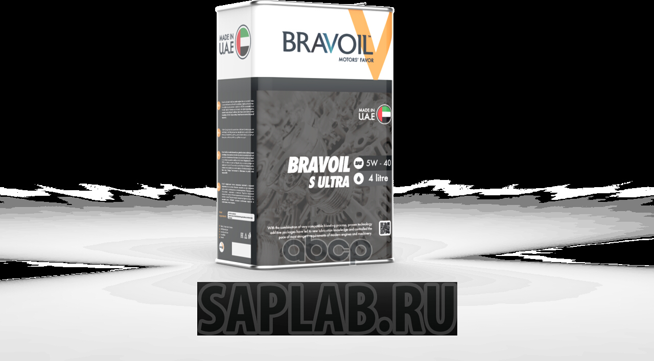 Купить BRAVOIL 62430 Моторное масло Вravoil S Ultra 5W-40 4л