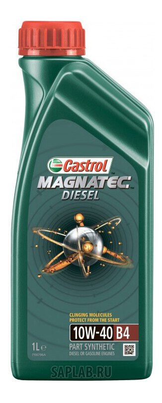Купить CASTROL 153EFD Моторное масло Castrol Magnatec Diesel B4 10W-40 1л