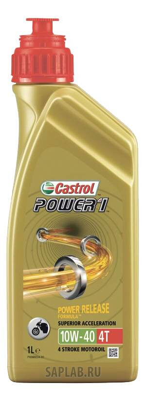 Купить CASTROL 15688B Моторное масло Castrol Power 1 4T 10W-40 1л