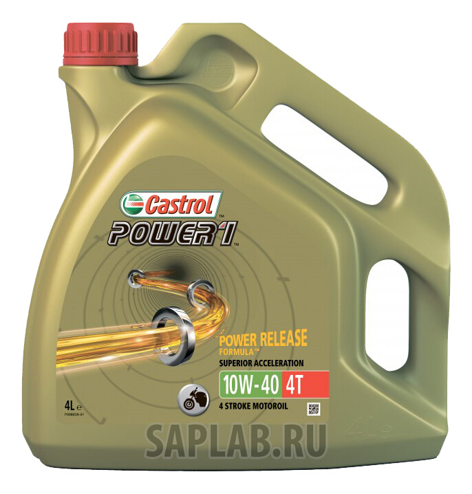Купить CASTROL 15688C Моторное масло Castrol Power 1 4T 10W-40 4л