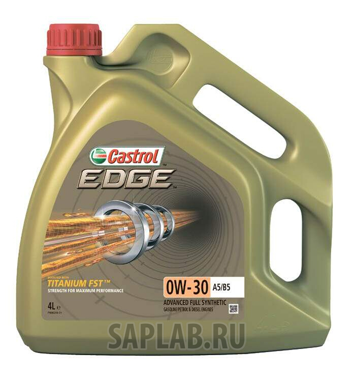 Купить CASTROL 156E3F Моторное масло Castrol Edge Titanium FST А5/В5 0W-30 4л