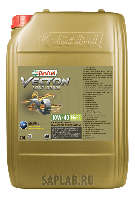 Купить CASTROL 157AED Моторное масло Castrol Vecton Long Drain 10W-40 20л
