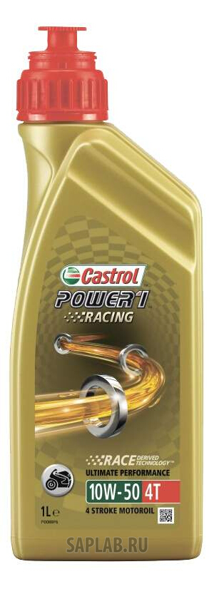Купить CASTROL 157E4A Моторное масло Castrol Power 1 Racing  4T 10W-50 1л