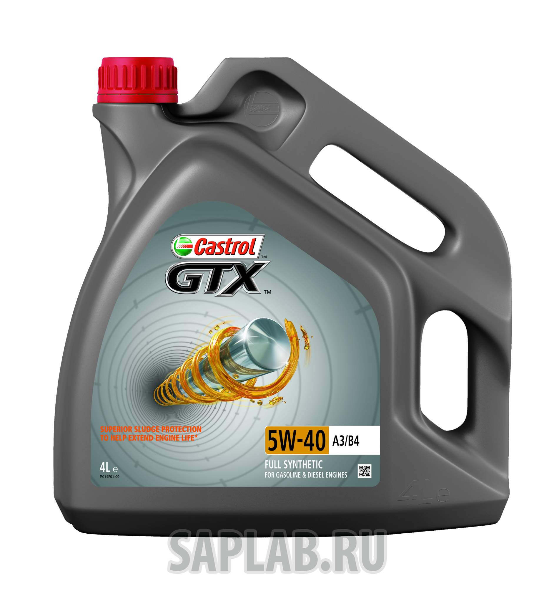 Купить CASTROL 15B9F5 Моторное масло Castrol GTX 5W-40 4л