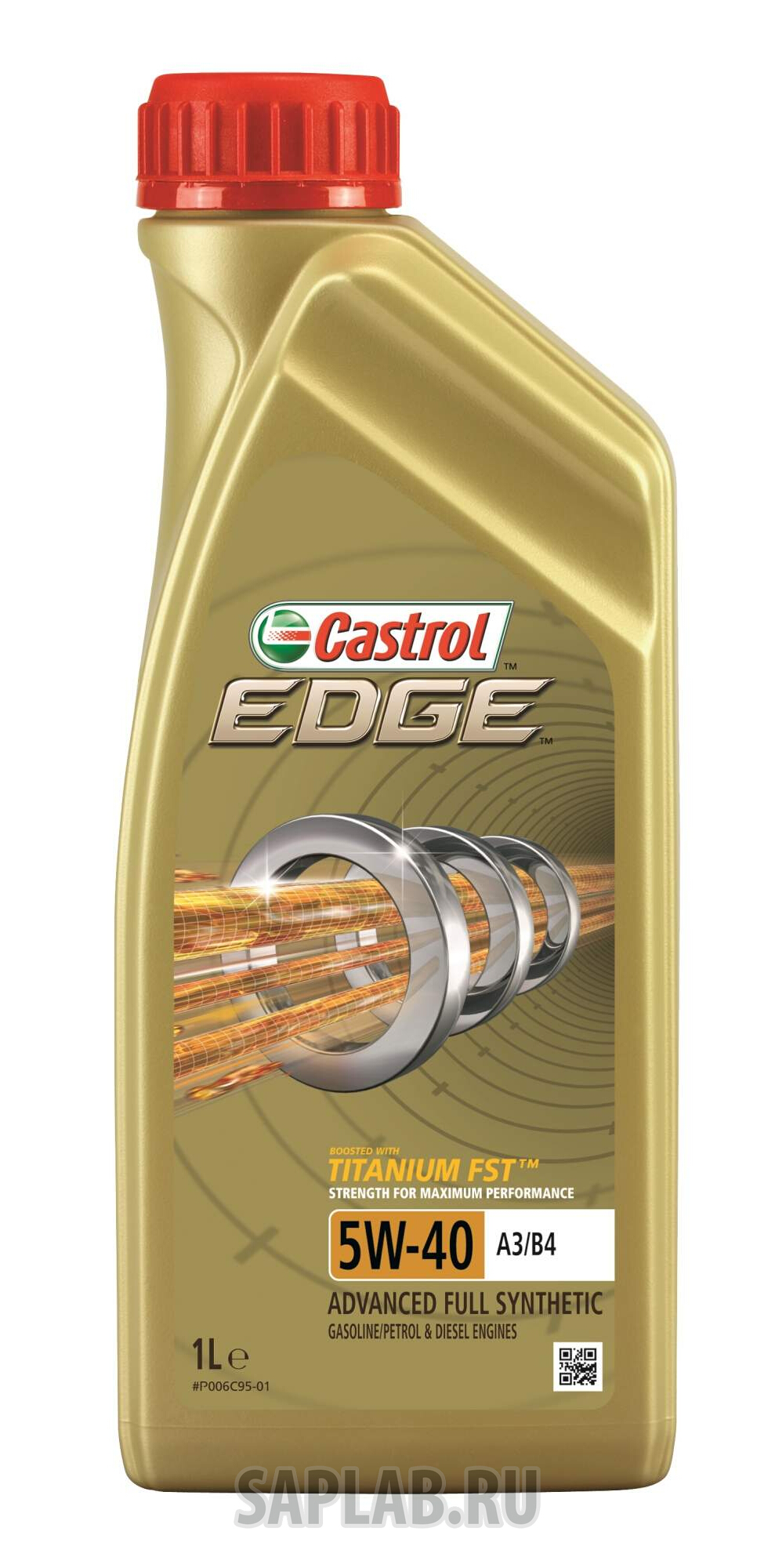 Купить CASTROL 15BA5E Моторное масло Castrol Edge 5W-40 1л