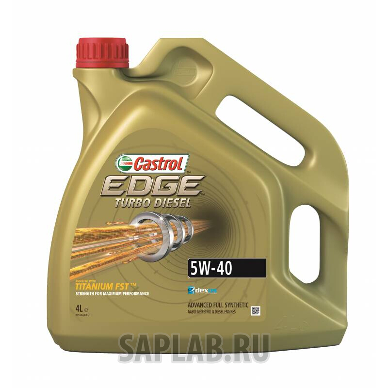 Купить CASTROL 15BB02 Моторное масло Castrol Edge Turbo Diesel 5W-40 4л