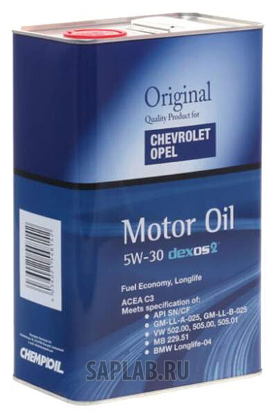 Купить CHEMPIOIL 93165556 Моторное масло Chempioil GM dexos 2 5W-30 4л