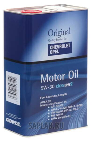 Купить CHEMPIOIL 95599403 Моторное масло Chempioil GM dexos 2 5W-30 1л