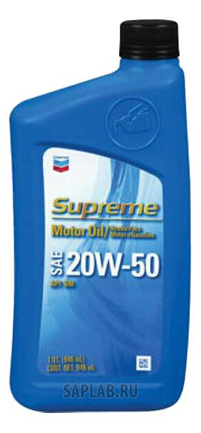 Купить CHEVRON 220060721 Моторное масло Chevron Supreme 20W-50 0,946л
