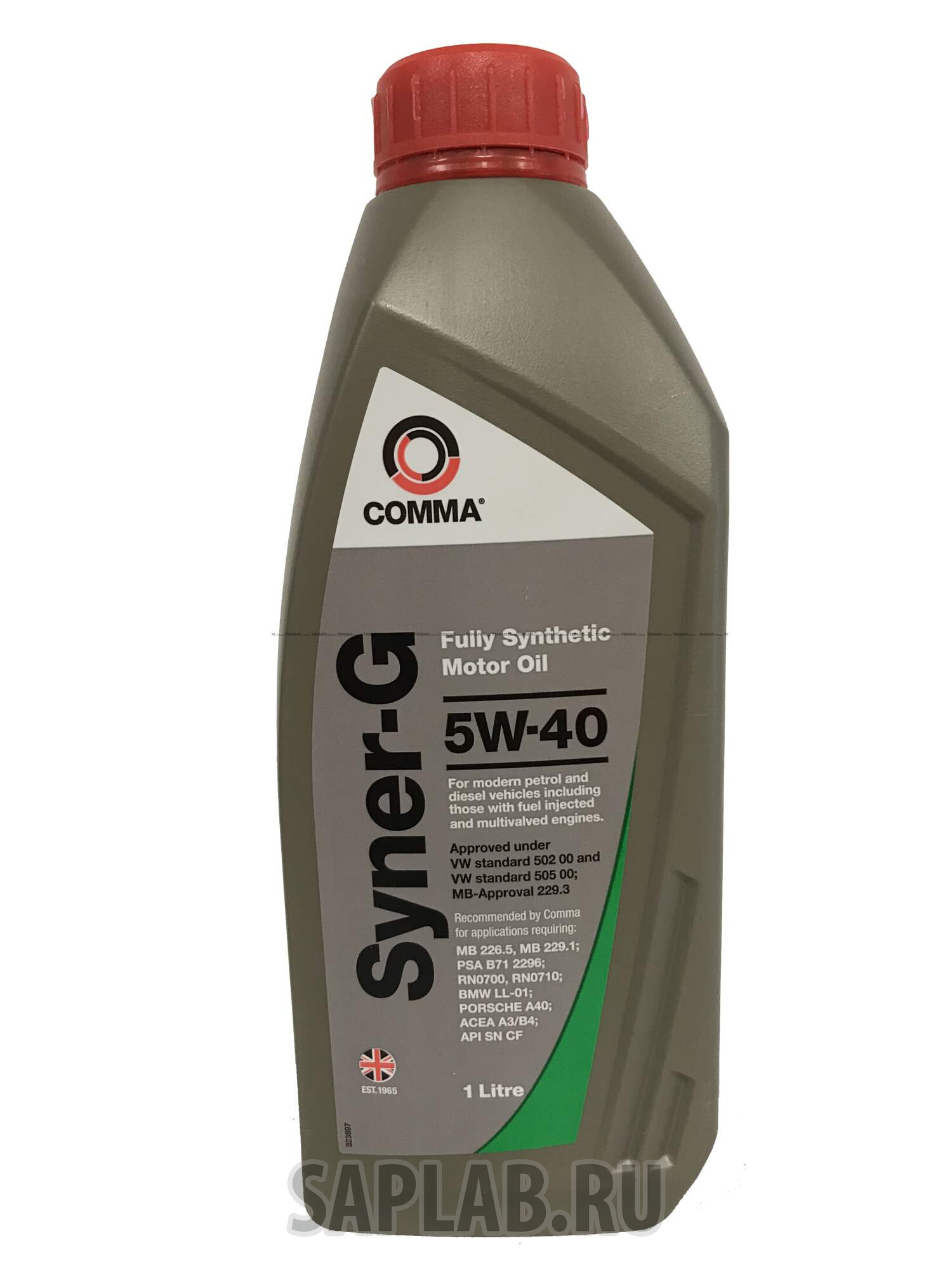 Купить COMMA SYN1L Моторное масло Comma syner-g 5W-40 1л