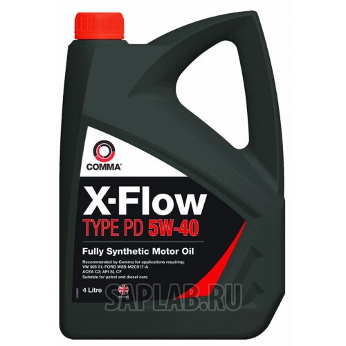 Купить COMMA XFFP4L Моторное масло Comma x-Flow type f plus 5W-30 4л