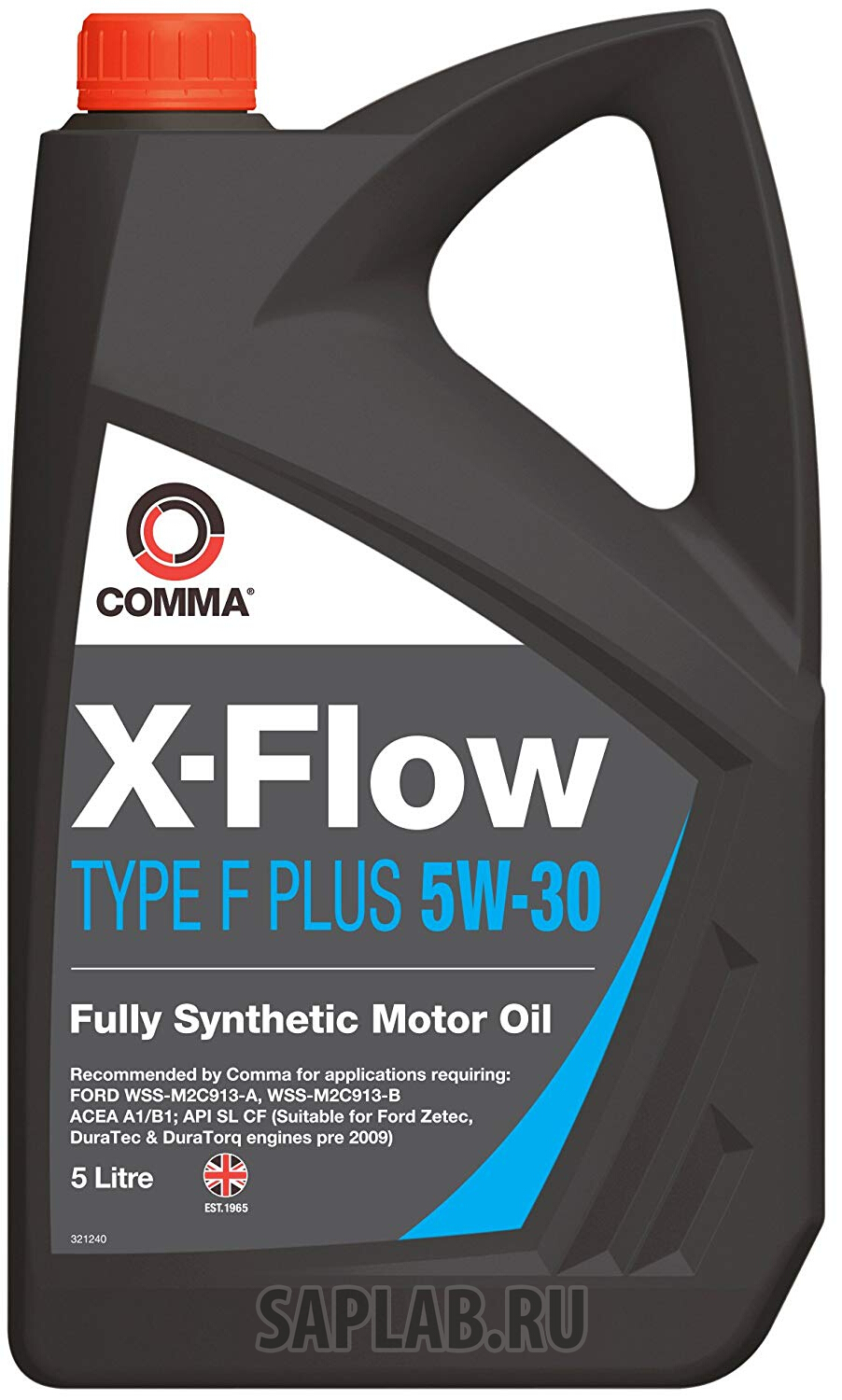 Купить COMMA XFFP5L Моторное масло Comma x-Flow type f plus 5W-30 5л