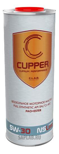 Купить CUPPER NS5W301 Моторное масло Cupper Synthetic 5W-30 1л
