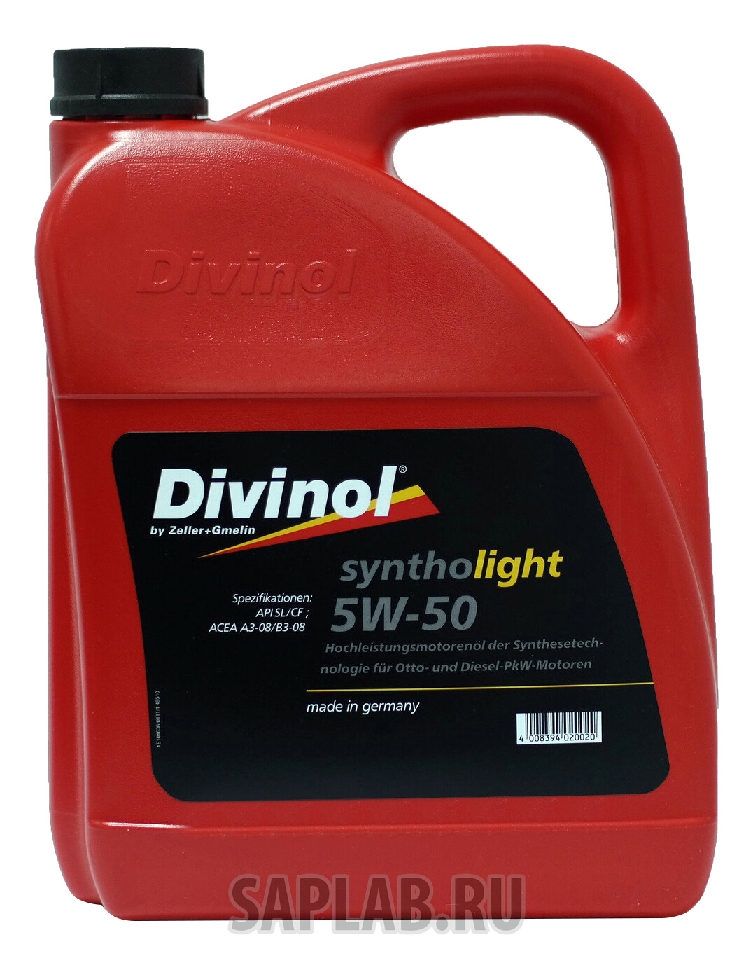 Купить DIVINOL 49510K007 Моторное масло Divinol Syntholight 5W-50 5л