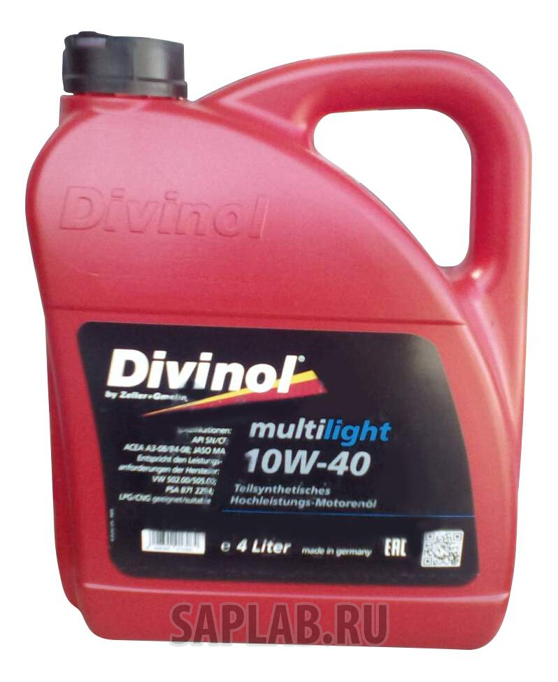 Купить DIVINOL 49610K004 Моторное масло Divinol Multilight 10W-40 4л