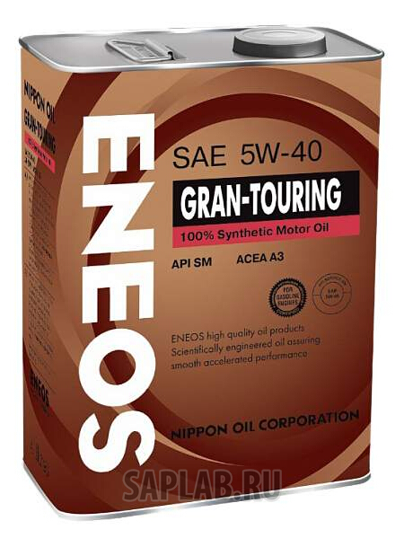 Купить ENEOS 8801252021933 Моторное масло Eneos Gran-Touring SM 5W-40 4л