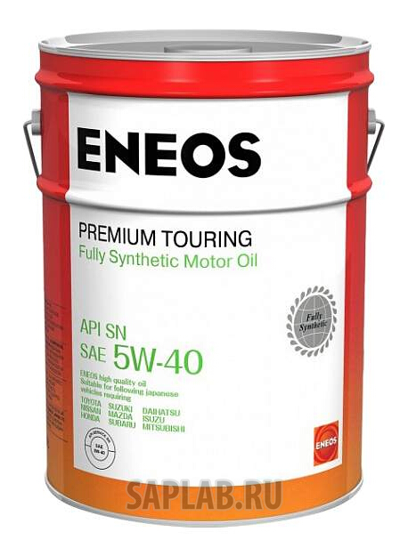 Купить ENEOS 8809478942476 Моторное масло Eneos Premium Touring SN 5W-40 20л