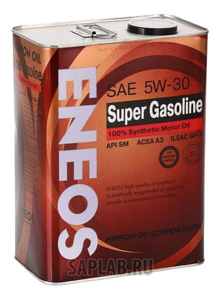 Купить ENEOS OIL4070 Моторное масло Eneos Super Gasoline 5W-30 4 л