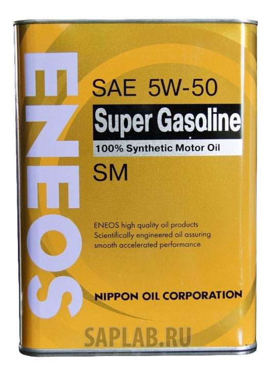 Купить ENEOS OIL4074 Моторное масло Eneos Super Gasoline SM 5W-50 4л