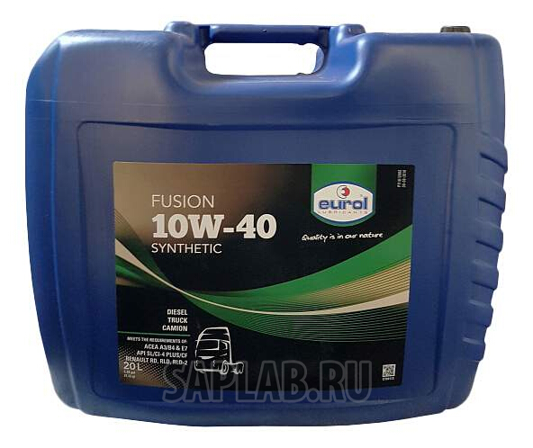Купить EUROL E10011320L Моторное масло eurol Fusion 10W-40 Synthetic 20л