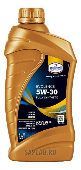 Купить EUROL E1001311L Моторное масло eurol Evolence 5W-30 1л