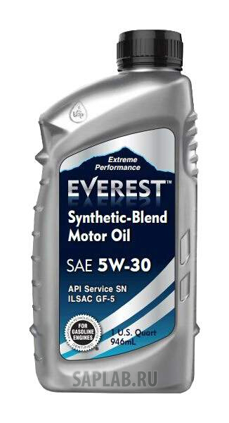 Купить EVEREST FP53000EV01LSB Моторное масло Everest Synthetic Blend 5W-30 1л