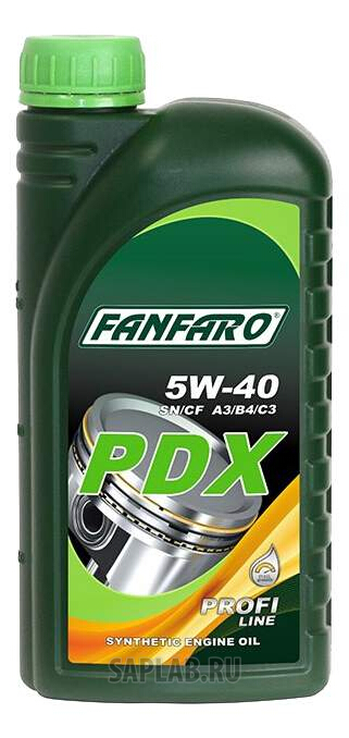 Купить FANFARO 17030 Моторное масло Fanfaro PDX 5W-40 1л