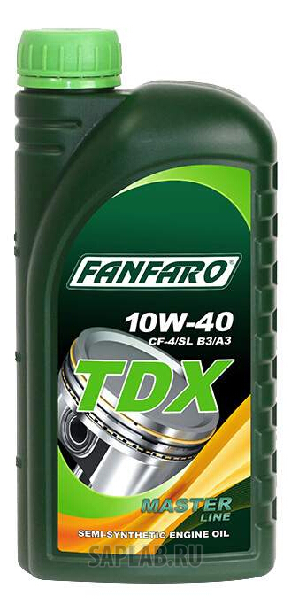 Купить FANFARO 17070 Моторное масло Fanfaro TDX 10W-40 1л