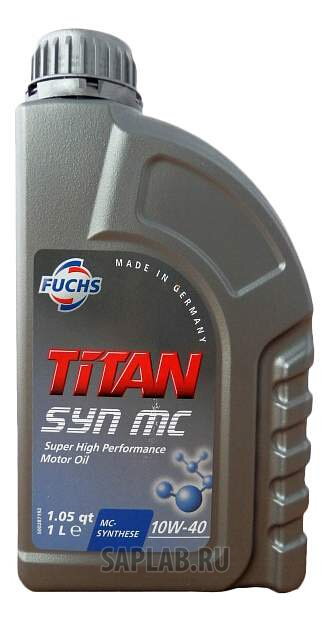 Купить FUCHS 601004346 Моторное масло Fuchs Titan Syn MC 10W-40 1л