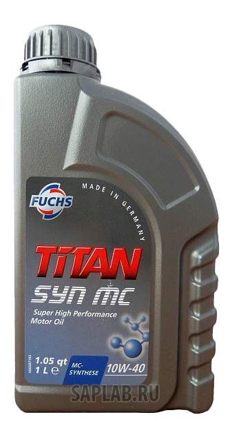 Купить FUCHS 601004360 Моторное масло Fuchs Titan Syn MC 10W-40 4л