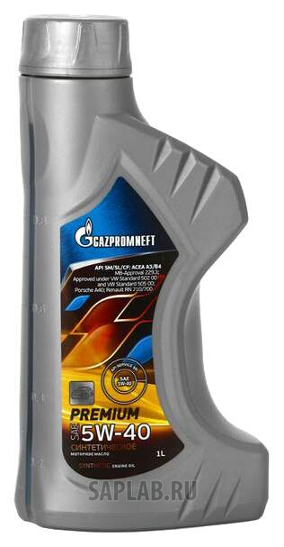 Купить GAZPROMNEFT 2389900119 Моторное масло Gazpromneft Premium L 5W-40 1л