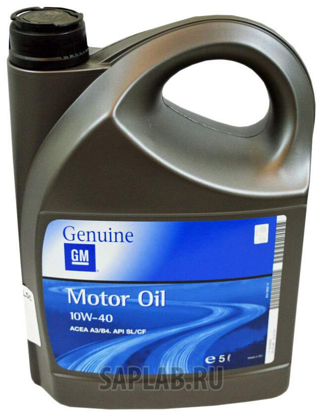 Купить GENERAL MOTORS 93165216 Моторное масло General Motors Semi Synthetic Plus 10W-40 5л