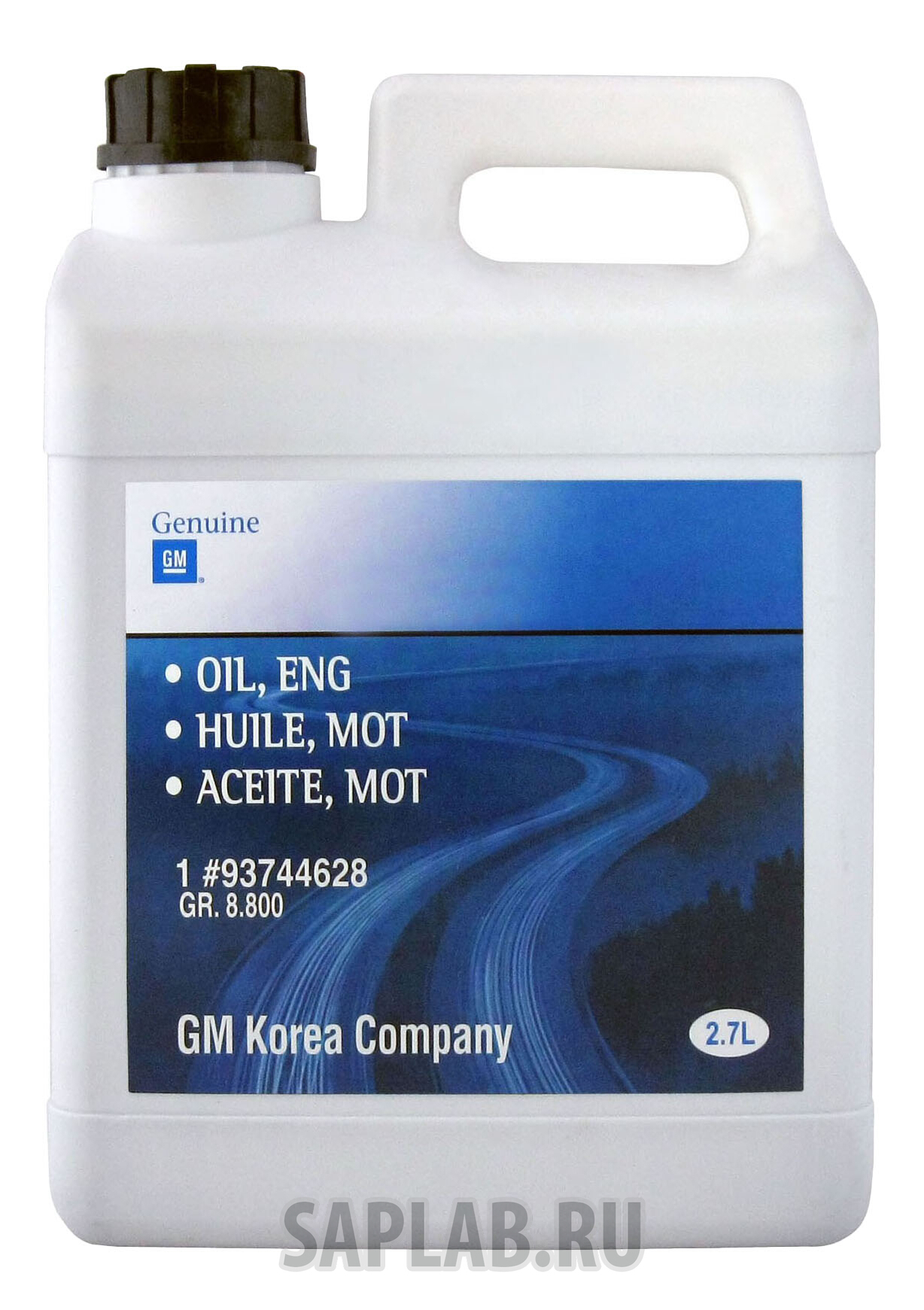 Купить GENERAL MOTORS 93744628 Моторное масло General Motors Dexos2 Longlife 5W-30 2,7л