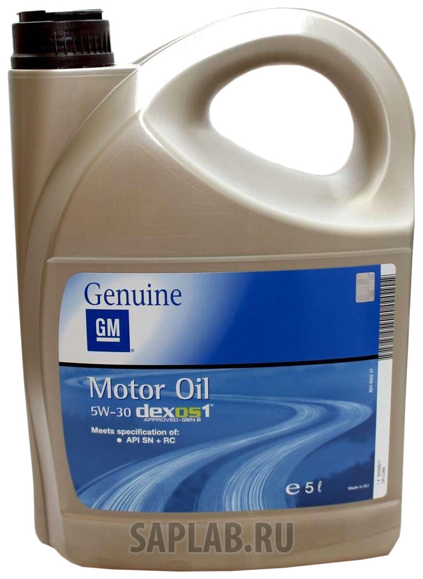 Купить GENERAL MOTORS 95599877 Моторное масло General Motors Engine Oil Dexos1 5W-30 5л