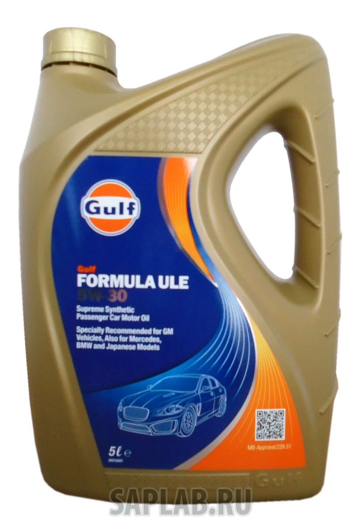Купить GULF 120106401618 Моторное масло Gulf Formula ULE 5W-30 5л