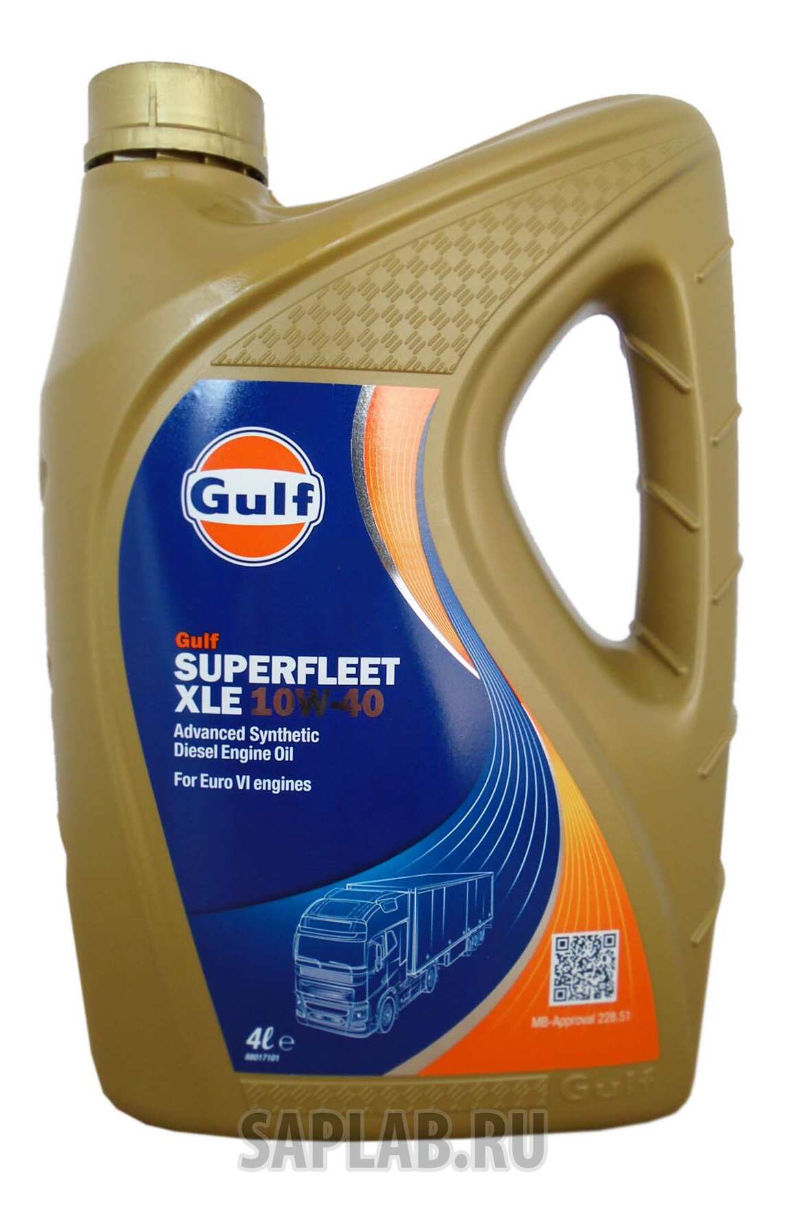 Купить GULF 120147201659 Моторное масло Gulf Superfleet XLE 10W-40 4л