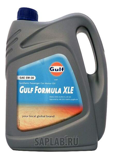 Купить GULF 121525GU01 Моторное масло Gulf Formula XLE 5W-30 4л