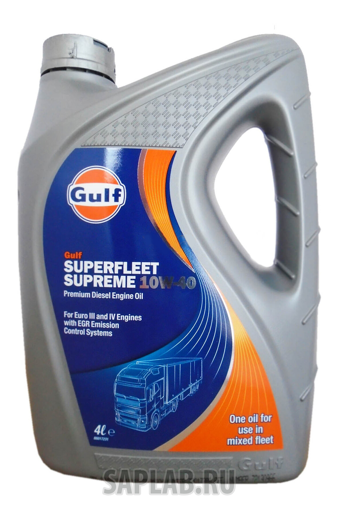 Купить GULF 122140401659 Моторное масло Gulf Superfleet Supreme 10W-40 4л