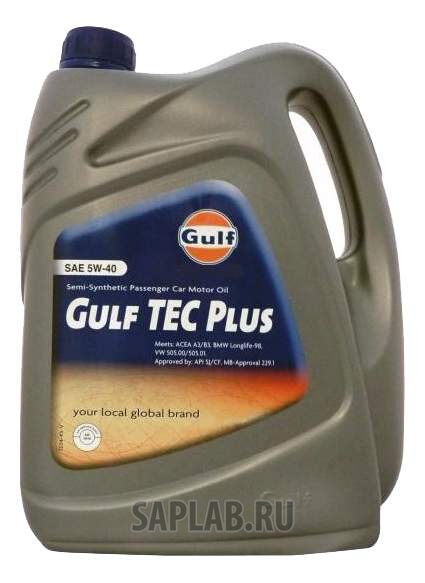 Купить GULF 122425GU01 TEC Plus 5W-40 4л